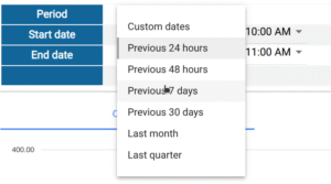 Temperature, Humidity, and Light - Period Presets